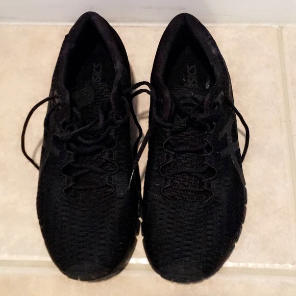 Men’s size 9 ASICS running shoes - Black - Picture 2 of 4